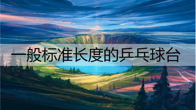 一般标准长度的乒乓球台
